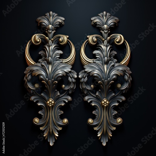 Variations Baroque Ornament UHD Wallpaper
