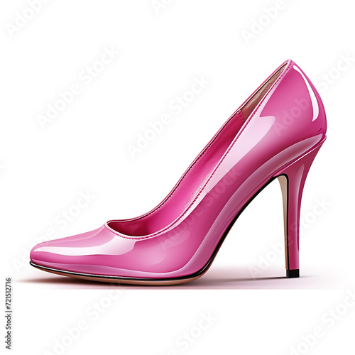 pink hight heels clipart сreated with Generative Ai