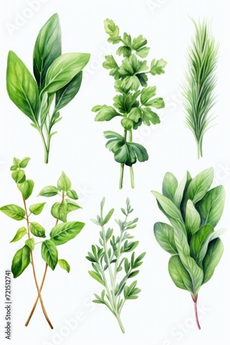 A vibrant collection of various types of herbs. Perfect for culinary, wellness, and natural medicine themes