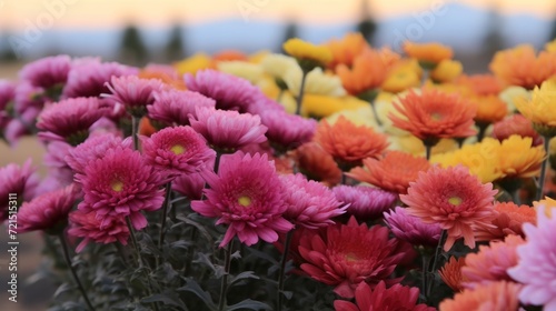 beautiful Chrysanthemum Flowers UHD Wallpaper