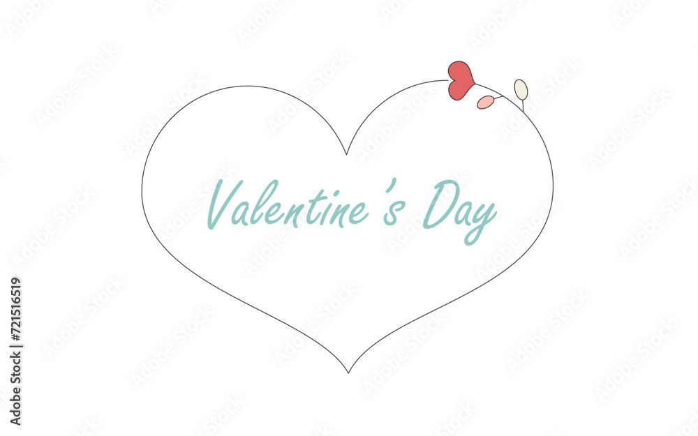 Happy Valentine's Day Vector Illustration Design 