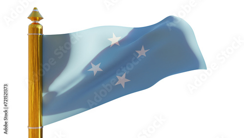 Tableau sur toile Flag of the Federated States of Micronesia