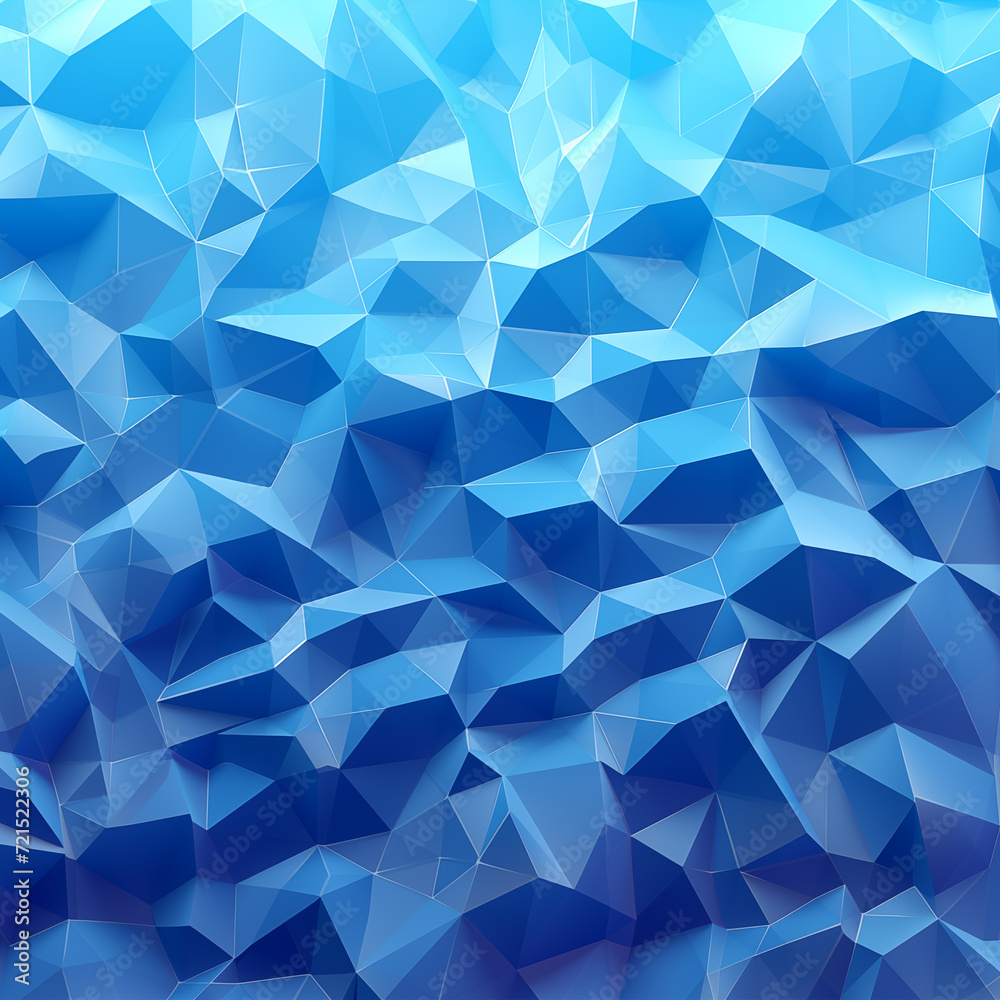 low poly background image in blue tones low poly background image in blue tones