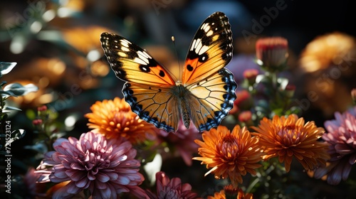 colorful and beautiful butterfly on flower UHD Wallpaper © Ghulam