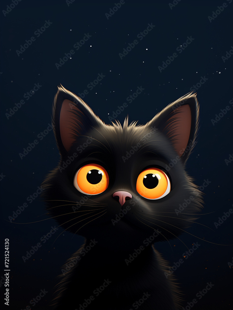cat, cartoon, minimalism сreated with Generative Ai cat, cartoon, minimalism сreated with Generative Ai