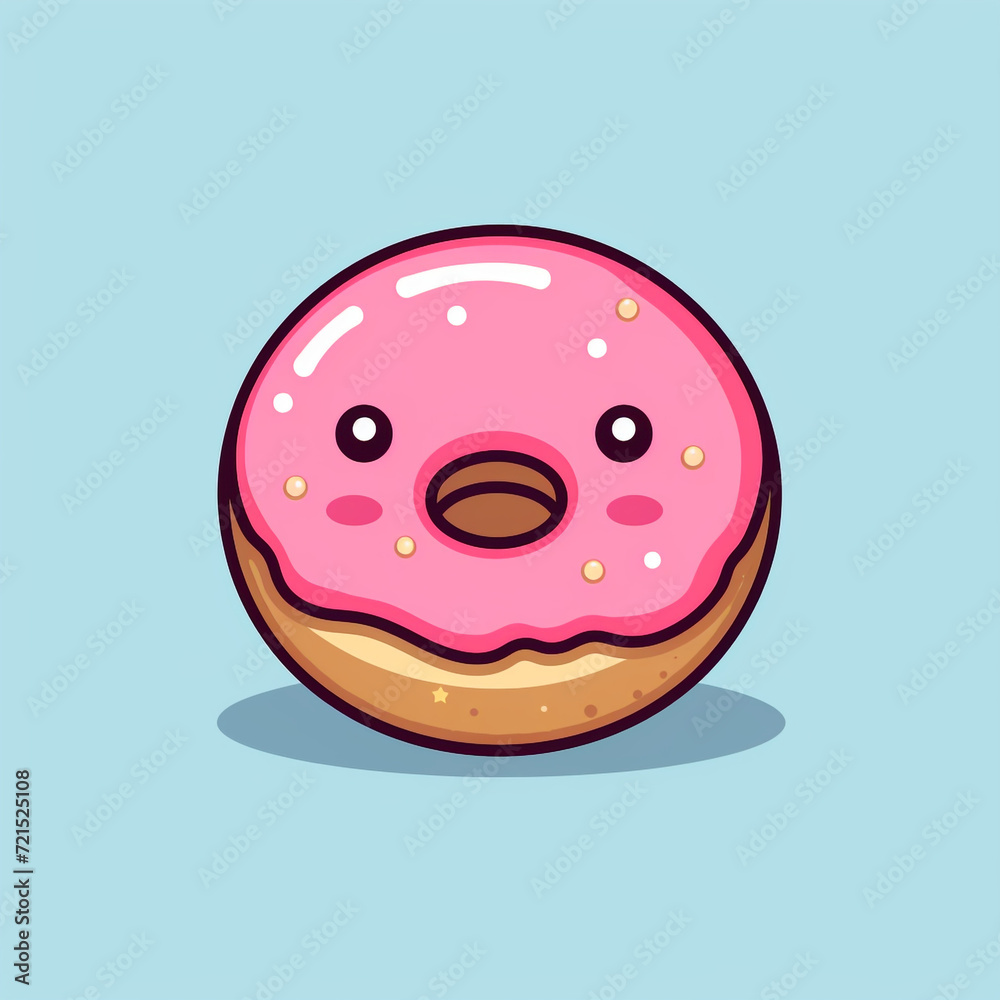 interesting circle sprite as skin for a mobile game, simple donut, minimalist flat artsyle сreated with Generative Ai interesting circle sprite as skin for a mobile game, simple donut, minimalist flat artsyle сreated with Generative Ai