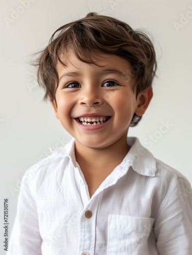 Smiling child.