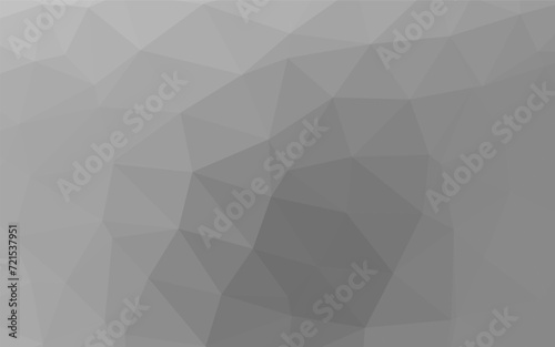 Fototapeta Naklejka Na Ścianę i Meble -  Light Silver, Gray vector blurry triangle pattern. Colorful illustration in Origami style with gradient. Brand new style for your business design.