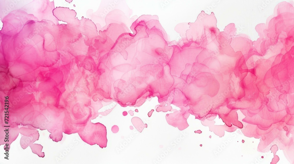 Abstract painting with shades of pink