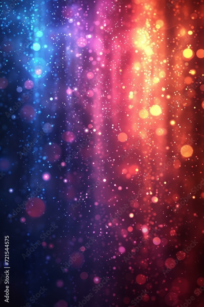 Colorful bokeh lights background