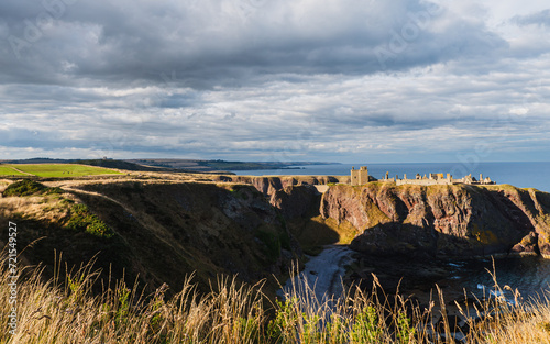 Dunnottar Castle in Aberdeenshire, Scottland photo