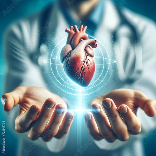 Human heart anatomy