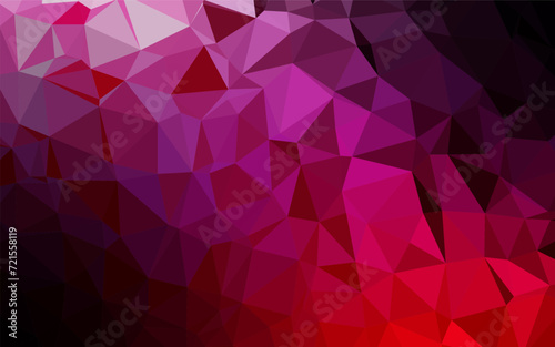 Light Purple, Pink vector blurry triangle texture. Shining illustration, which consist of triangles. Completely new template for your business design.
