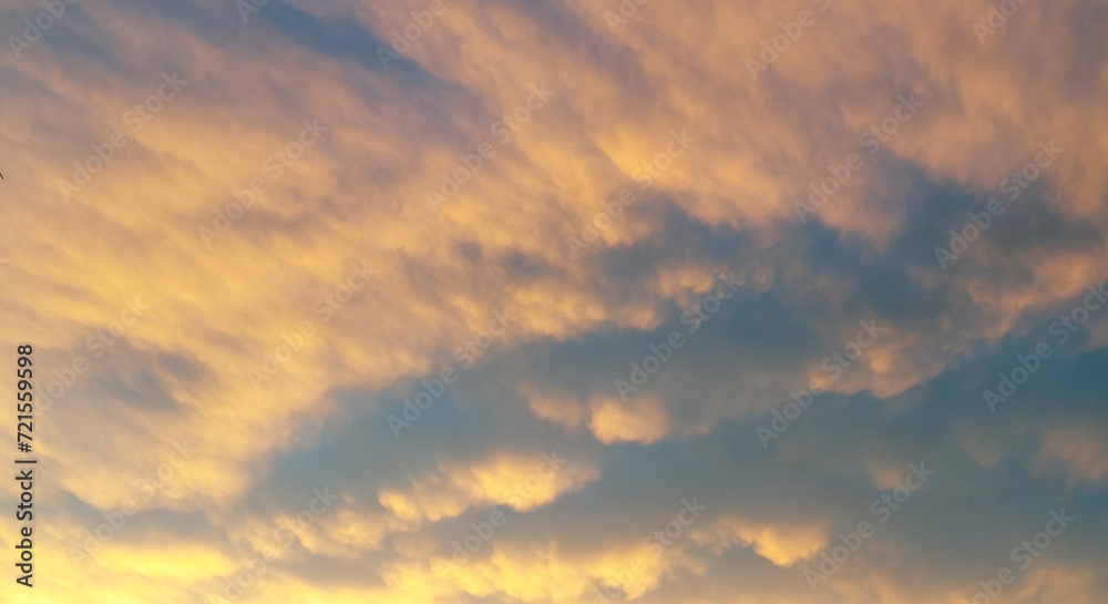 clouds in sunset