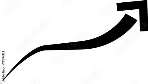 Curved arrow. Zigzag arrow stripes design with line isolated on transparent background. Flow direction. Pointers to the wire  up  down. Vector icon   Back  Next Web Page Sign.