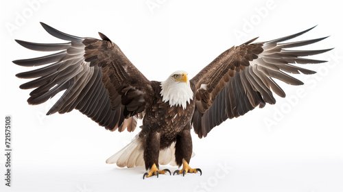 Eagle bird on white background
