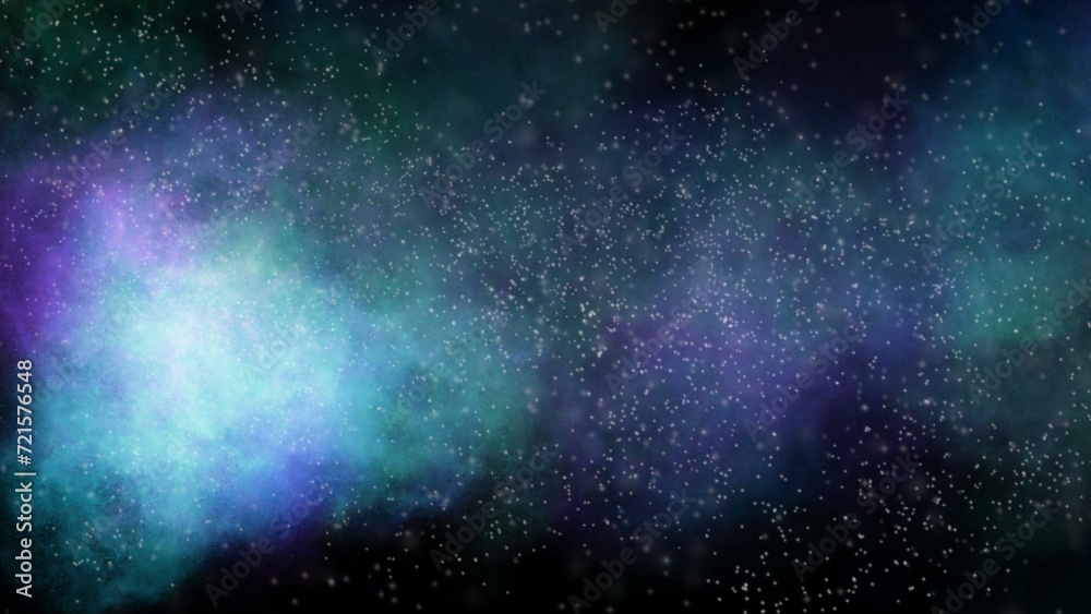 blue cosmic background in modern style. Luxury template design ...