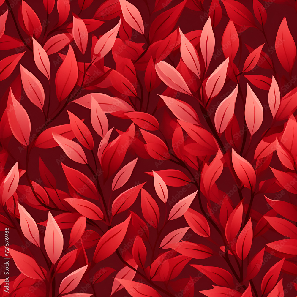leaves red background leaves red background