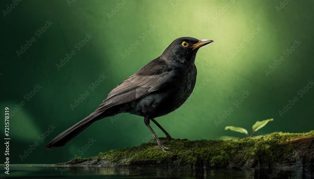 blackbird on a branch blackbird on a branch