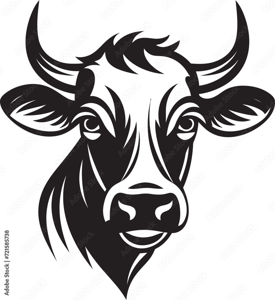 Dynamic Cow Vector ConceptsChic Cow Vector Illustrations