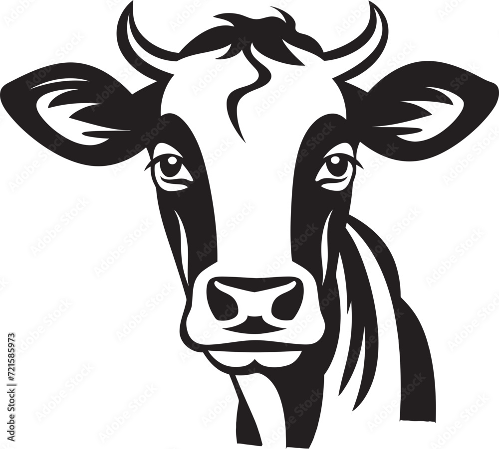 Chic Cow Vector PatternsNature Cow Vector Artistry