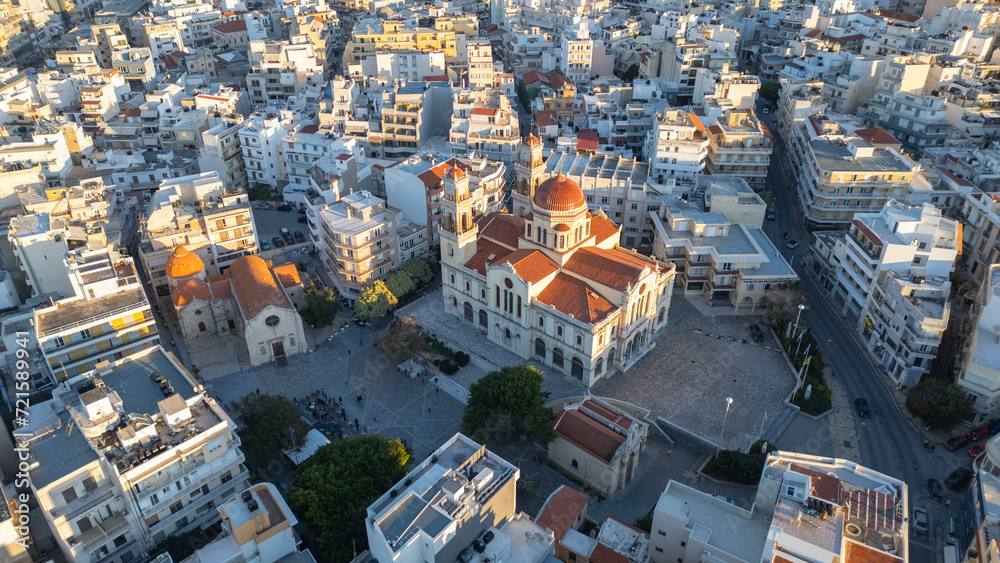Fototapeta premium Saint Minas Cathedral Church in Heraklion Crete