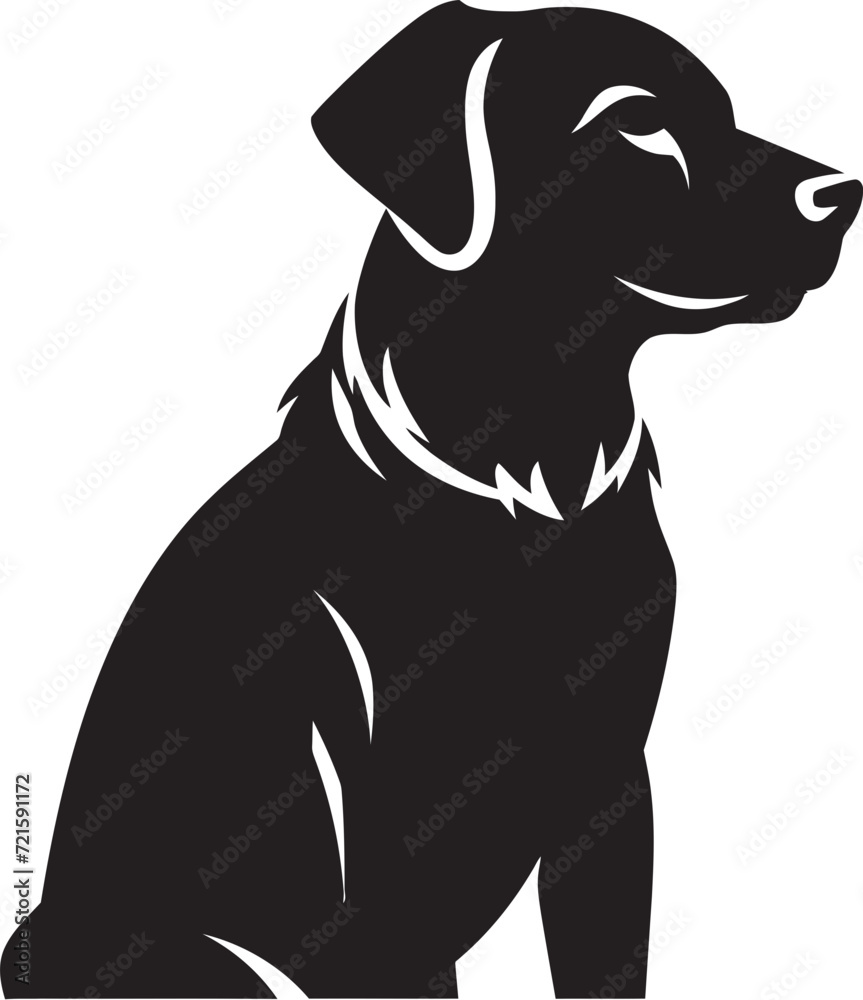 Vectorized Paws and Pixels Doggy ImpressionsArtistic Doggy Odyssey Illustrated Vectors
