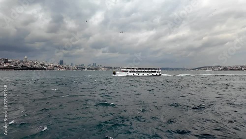 A view from the Bosphorus in Istanbul