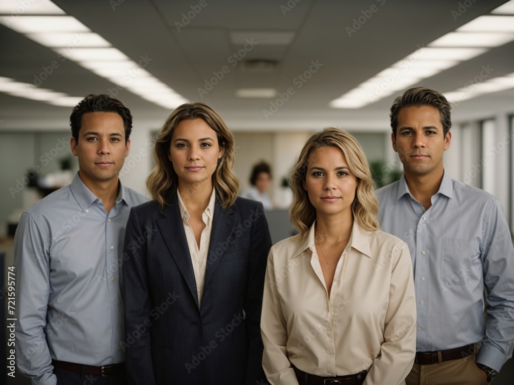 A Team of Professionals in a Modern, Well-Lit Office Environment, Emphasizing Professional Attire and Teamwork - Employee Appreciation Day A Team of Professionals in a Modern, Well-Lit Office Environment, Emphasizing Professional Attire and Teamwork - Employee Appreciation Day