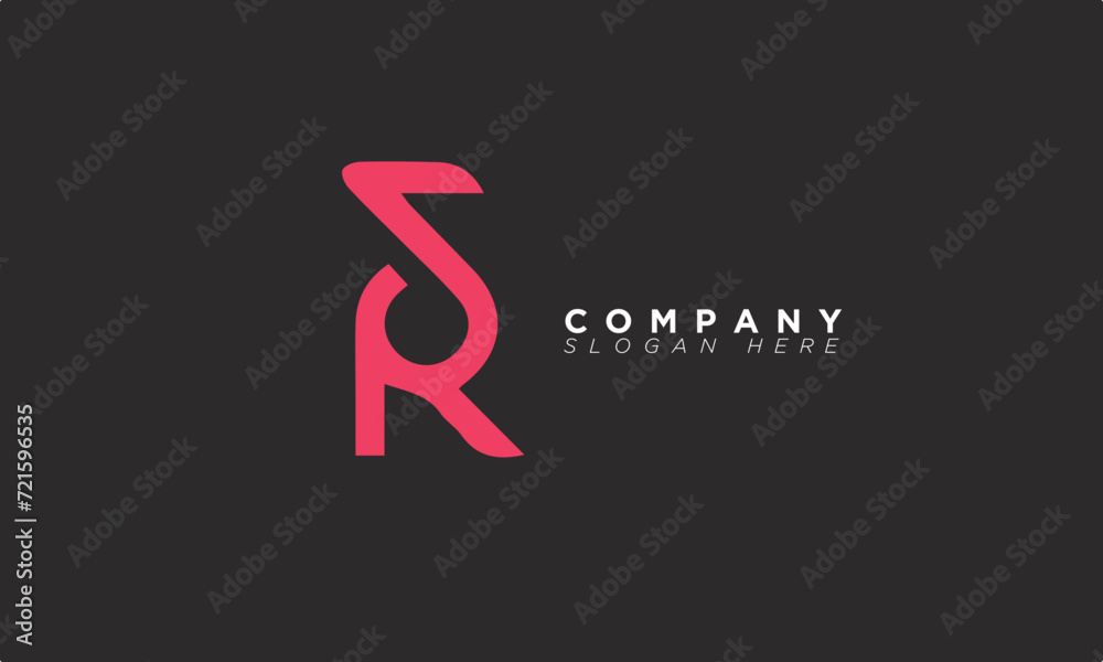 RS Alphabet letters Initials Monogram logo 