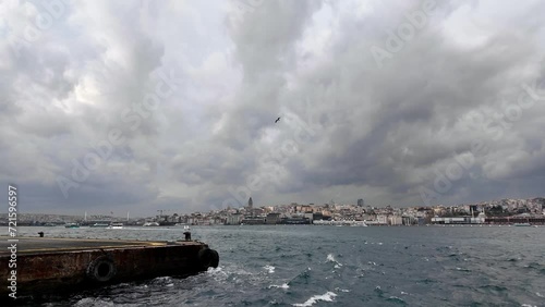 A view from the Bosphorus in Istanbul