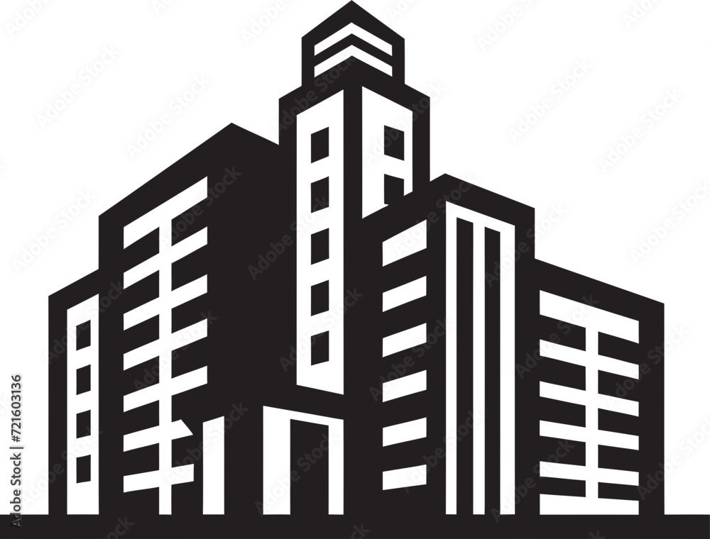 Hospital Building Outline GraphicsEmergency Ward Vector Collection