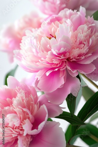 Pink flowers in a vase. Perfect for adding a touch of color to any room