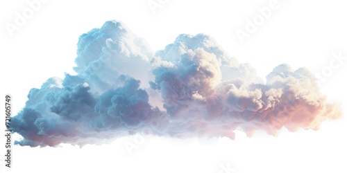 A plane soaring through the sky filled with fluffy white clouds. Perfect for travel or aviation-related projects
