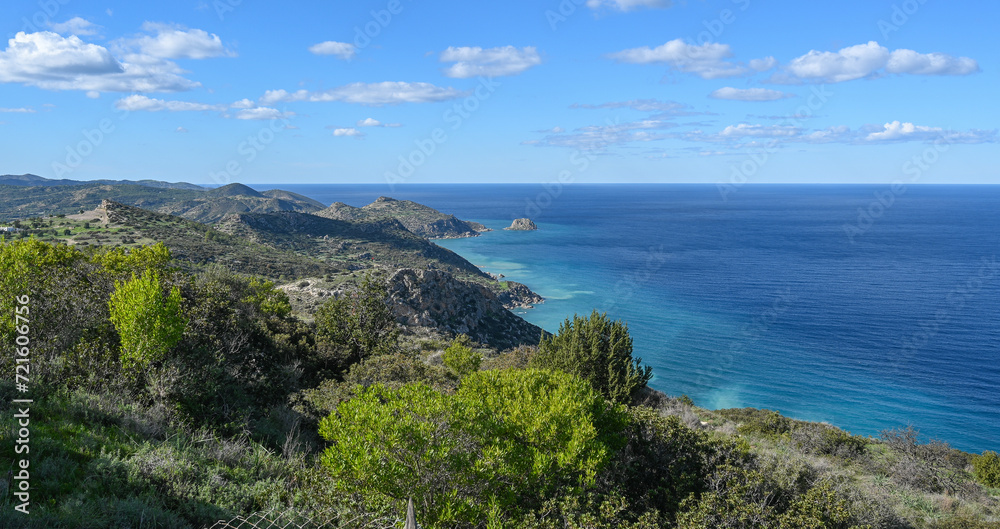 mountains sea bay on the Mediterranean sea in winter 1 mountains sea bay on the Mediterranean sea in winter 1