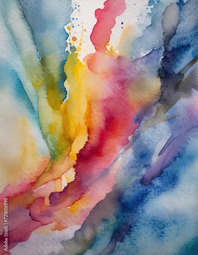 Abstract watercolor background. Hand-painted background.