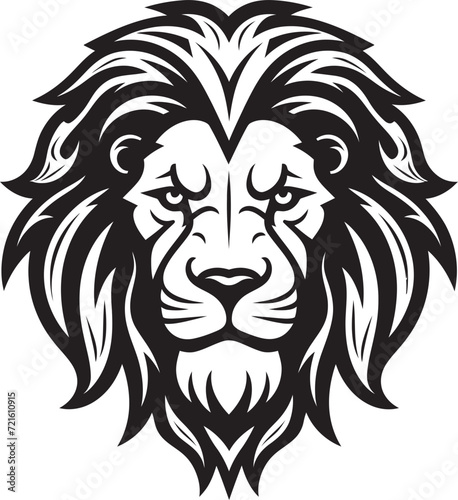 Lion Pride Vector SilhouetteGraceful Lion Vector Artwork