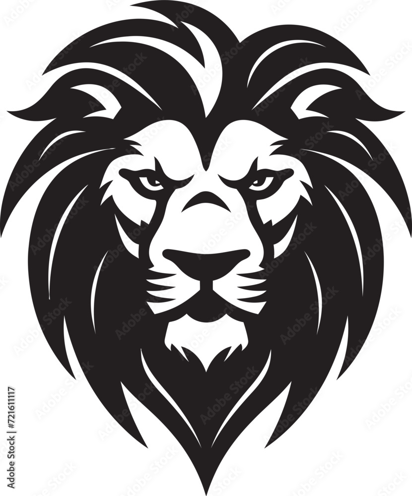 Lion Roaring Vector SilhouetteVector Lion King Profile