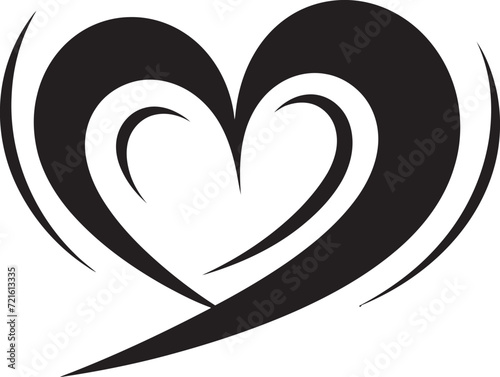 Embracing Shadows Vector Love TaleAbyss of Affection Black Vector Style