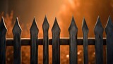 wrought fence