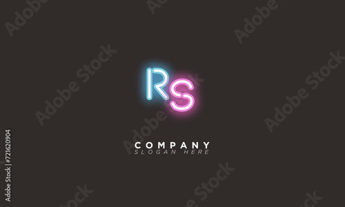 RS Alphabet letters Initials Monogram logo 