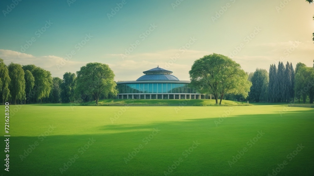 Obraz premium pavilion in the park