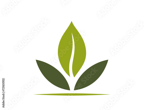 Plant sprout icon. organic, eco, spring and nature symbol. vector image in flat design