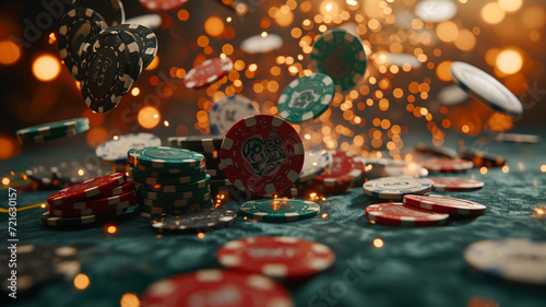 Online casino  online poker. Dice  chips  tokens  roulette  online gambling  azart games. Facility for certain types of gambling. Betting money on games. Bets  winnings  entertainment  recreation.