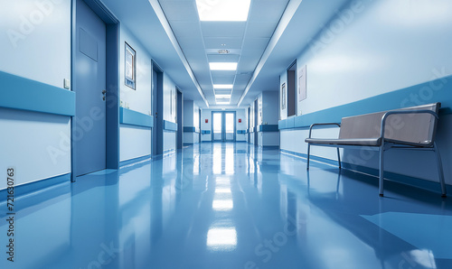 Interior of hospital - medical background