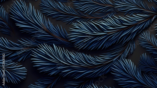 seamless background with coniferous branches pattern, coniferous, fir,