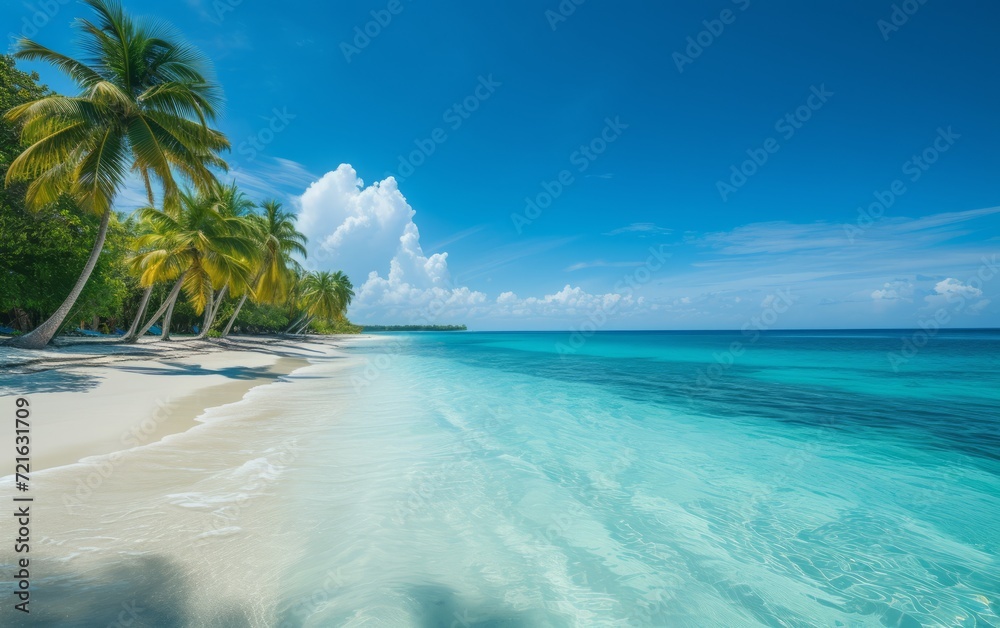 Fototapeta premium Maldives Islands Ocean Tropical Beach