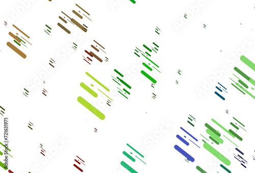 Light Multicolor, Rainbow vector pattern with narrow lines.