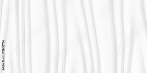 Fototapeta Naklejka Na Ścianę i Meble -  Soft white organic large vertical wave shapes geometrical background wallpaper banner pattern