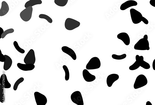 Light Black vector texture with random forms.